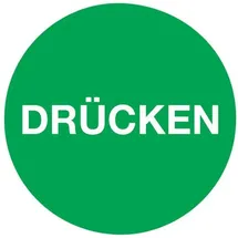 schilderfabrikation moedel gmbh Türaufkleber Ø 50 mm Folie selbstklebend