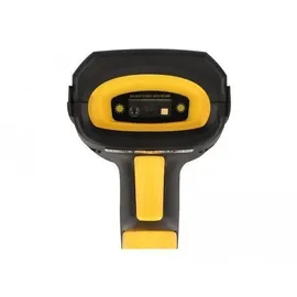 DeLock Industrie Barcode Scanner 1D und 2D für 433 MHz oder Bluetooth mit induktiver Ladestation (2D-Barcodes, 1D-Barcodes, Barcode-Scanner, Schwarz, Gelb