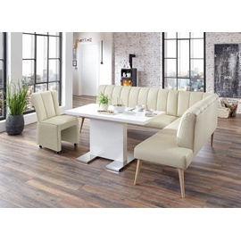 exxpo - sofa fashion Costa 197 x 92 x 265 cm Naturleder langer Schenkel links keramik