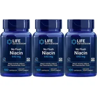 Life Extension No-Flush Niacin 800 mg Kapseln 100 St.