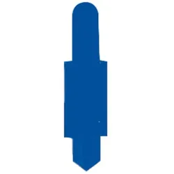 HAMELIN Stecksignale, dunkelblau, PVC, 15 x 55 mm