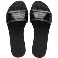 Havaianas Angra Wild Damen-Sandale, Schwarz, 37/38 EU