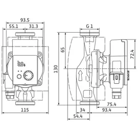 WILO Yonos PICO plus 15/1-4 130mm Heizungspumpe 4215500