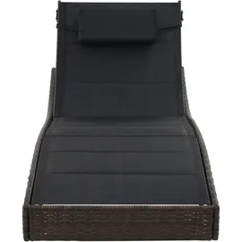 vidaXL Sonnenliege 213 x 70 x 91 cm Braun