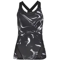 LASCANA ACTIVE Funktionsshirt Damen schwarz-marmoriert-weiß Gr.32/34