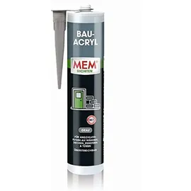 mem Bau-Acryl Dichtungsmasse für Risse und Anschlussfugen lösemittelfrei 300 ml grau