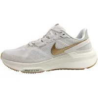 Nike Damen Air Zoom Structure 25 Straßen-Laufschuh, Phantom/Metallic Gold/White,