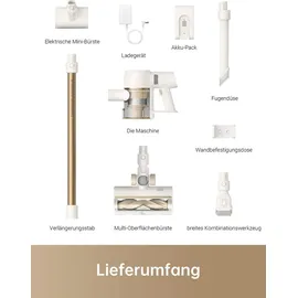 DREAME R10 Akku-Staubsauger weiß beutellos