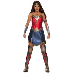 Rubie ́s Kostüm WW84 Wonder Woman Kostüm, Hochwertiges Superheldin-Kostüm aus ‚Wonder Woman 84‘ rot S