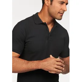FRUIT OF THE LOOM Poloshirt schwarz XXL