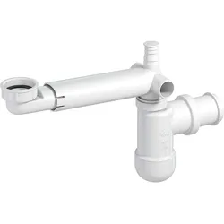 PREVEX Preloc Sifon für Waschbecken / Badezimmer, platzsparender Universal-Siphon | aus recyceltem Kunststoff