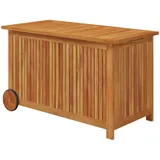 furnicato Gartentruhe, Braun, Holz, Rechteckig, 90x58x50 cm, Aufbewahrung & Schutzhüllen