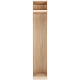 BASED Kleiderschrank Korpus 45,6 x 242,2 x 56,5 cm Eiche