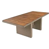 Garden Pleasure Gartentisch Braga rechteckig 90,0 x 180,0 x 75,0 cm