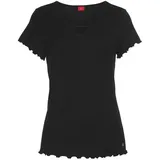 s.Oliver Pyjamaoberteil Schwarz 36/38
