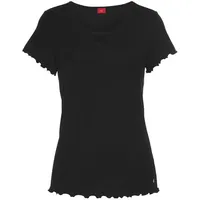 s.Oliver Pyjamaoberteil Schwarz 36/38