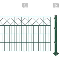 Arvotec Zaunelemente Karo 0,8 x 2 m grün 5389082469