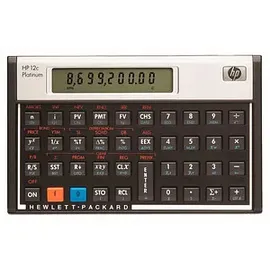 HP 12c Platinum Schwarz/Silber