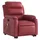 vidaXL Massagesessel mit Aufstehhilfe Kunstleder 92,5 x 100 x 0 cm Weinrot