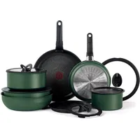 T-fal Ingenio Expertise Antihaft-Kochgeschirr-Set, 14-teilig, Induktion, ofenfest, 500 F, Kochgeschirr, Töpfe und Pfannen, Wohnmobil, Camping, Bratpfannen, spülmaschinenfest, abnehmbarer/abnehmbarer