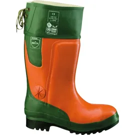 FELDTMANN Forstsicherheitsstiefel Ulme Gr.40 oliv/orange Naturkautschuk