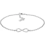 Elli Armband Feiner Damen Armschmuck mit Infinity Unendlichkeitszeichen Symbol in 925 Sterling Silber