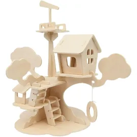 Marabu KiDS 3D Puzzle Baumhaus, 37 Teile