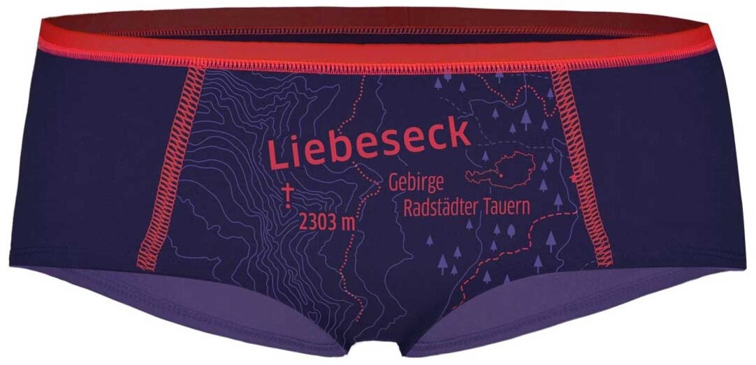 EIN SCHÖNER FLECK ERDE Damen Panty - Print, Bio-Baumwolle Liebeseck (Lila) M