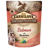 CARNILOVE Dog Paté Salmon with Blueberries Puppies 300g