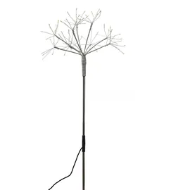 MARELIDA LED Gartenstecker Feuerwerk Firework mit Fernb Leuchtstäbe 3er Set weiß