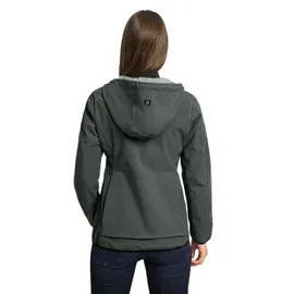 Knuffelwuff Damen Softshell Jacke Manhattan Größe: L / 40 Khaki