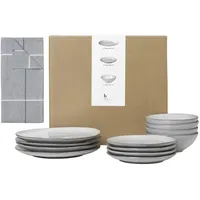Broste Copenhagen Geschirr-Set »Nordic Sand, inklusive Geschirrtuch Set«,... -
