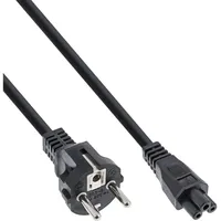 InLine Netzkabel für Notebook 3pol Kupplung schwarz, 2m
