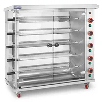Royal Catering Hähnchengrill Gas - 5 Spieße - mit