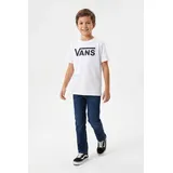 Vans Baby - Jungen Classic Kids Weiß (White-Black YB2), 7-8 Jahre (Herstellergröße: 7) - 7-8 Jahre (Herstellergröße: 7)