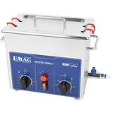 EMAG Ultraschallreiniger Emmi 30HC Plus Ultraschallreinigungsgerät 3,2L mit Heizung & 4 Ultraschall-Leistungsregler, für professionelle Werkzeuge, Laborausrüstung, Elektroplatinen, Brille, Schmuck