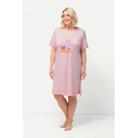 Ulla Popken Bigshirt, Bedruckt, V-Ausschnitt, Halbarm schwarz 42+ 830083100-42+