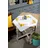 Vervaco Kreuzstich Stickpackungen Tischdecke Sonnenblumen Stickdecken Vorgezeichnet Basteln Erwachsene Kreativ Set Vorgedruckte Decke Sticken 80 x 80 cm Stickset DIY Sticken Set