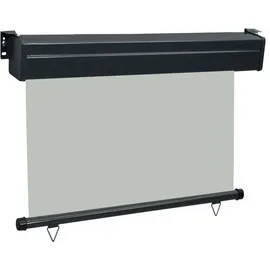 vidaXL Seitenmarkise 125 x 250 cm Grau Polyester
