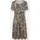 Lady Jerseykleid LADY "Jersey-Kleid", Damen, Gr. 24, Kurzgrößen, beige (elfenbein, schwarz, bedruckt), Jersey, 95% Viskose, 5% Elasthan, bedruckt, gemustert, mehrfarbig, knielang, eckiger Ausschnitt, Kleider Jerseykleid
