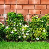 Floordirekt Gartenzaun Ziergeflecht 2500 x 40 cm Grün