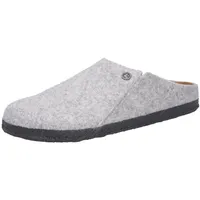 Birkenstock 1015080 Uni Tieffussbett-Pantoffel Zermatt Hell-Grau, Grau, 47 -