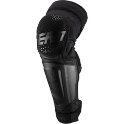 Leatt 3DF Hybrid EXT Motocross Knie-/Schienbeinschoner, schwarz, Größe 2XL für Männer