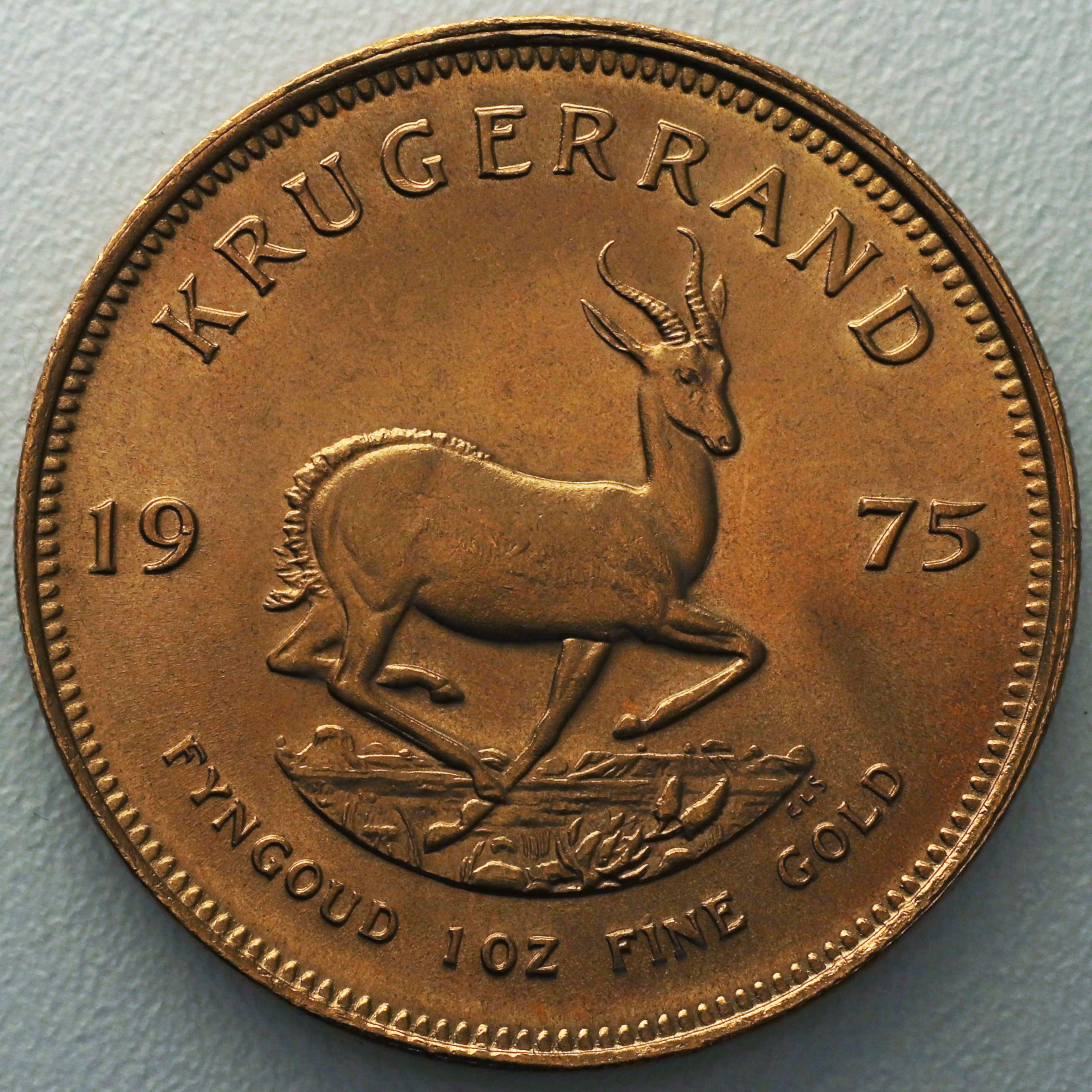 Goldmünze 1oz Krügerrand 1975 (Südafrika)