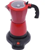 Gojoy - Elektrischer Espressomaschine mit Basis, Espressokocher für 6 Tassen Kaffee