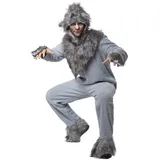 Tectake Wilder Wolf Unisexkostüm XL