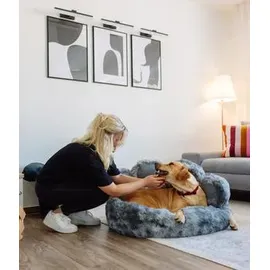 Nobby Hundebett Paw Ø 90 x 24 cm braun