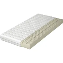 Mirjan24 Schaumstoffmatratze, Weiß, Textil, H3, Rechteckig, 160x200 cm, Schlafzimmer, Matratzen Shop, Matratzen, Kaltschaummatratzen