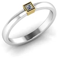 Verlobungsring VR06 585er Weifl-/Gelbgold - 6828