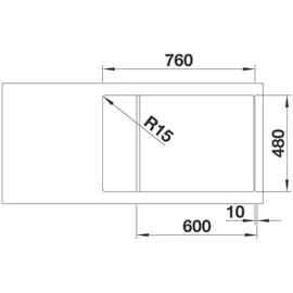 Blanco ZIA XL 6 S Compact m.AF schwarz